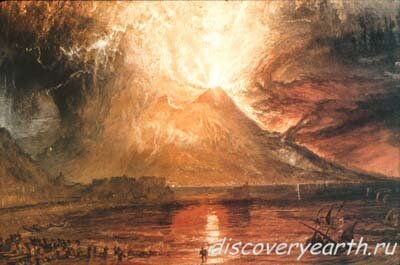 Извержение вулкана Везувий